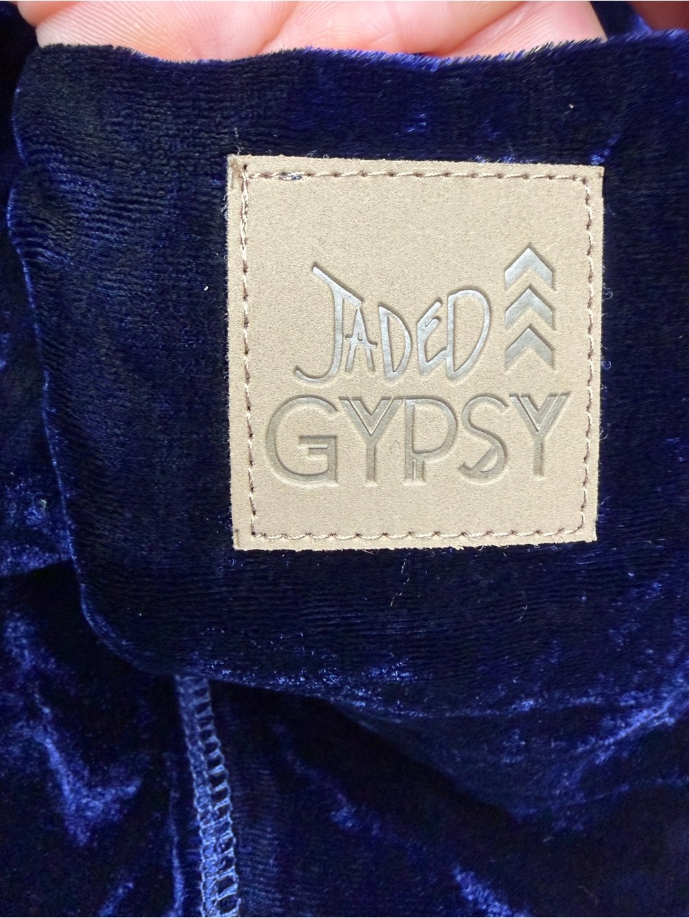 Jaded Gypsy Women's Moonlight Slouch Velvet Pants - Picture 11 of 12
